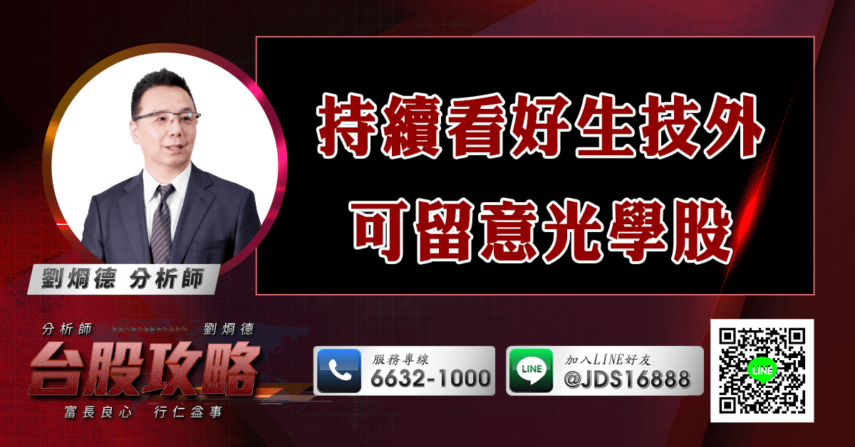 持續看好生技外 可留意光學股 (圖)